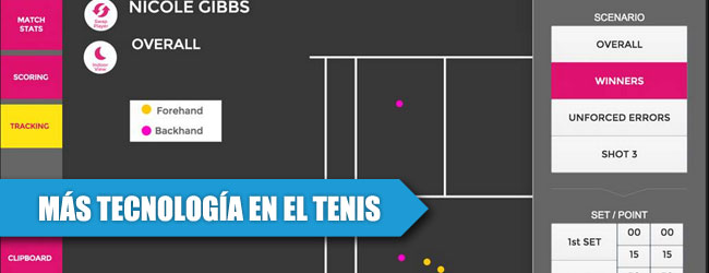 iPads, con coaching y micrófonos en la WTA