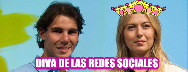 Sharapova más grande que Nadal en Facebook