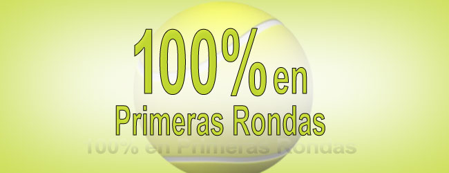 100 % en Primeras Rondas