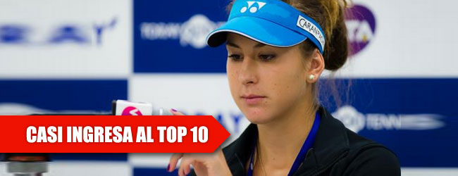 Radwanska no permite a Bencic entrar en el TOP 10