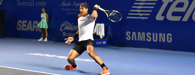 Nadal en camino al tricampeonato en Acapulco