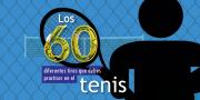 Los 60 diferentes tiros que debes practicar en el tenis