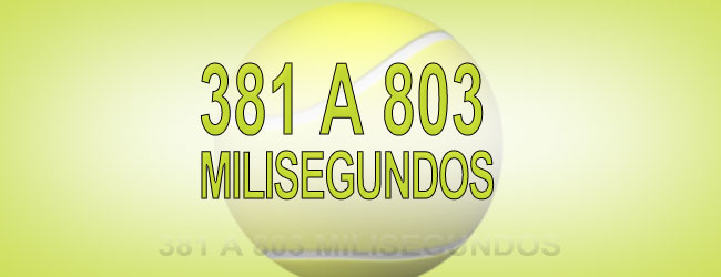 381 A 803 MILISEGUNDOS