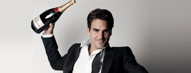 Moet Chandon & Roger Federer