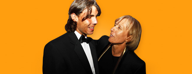 Rafa Nadal y Martina Navratilova